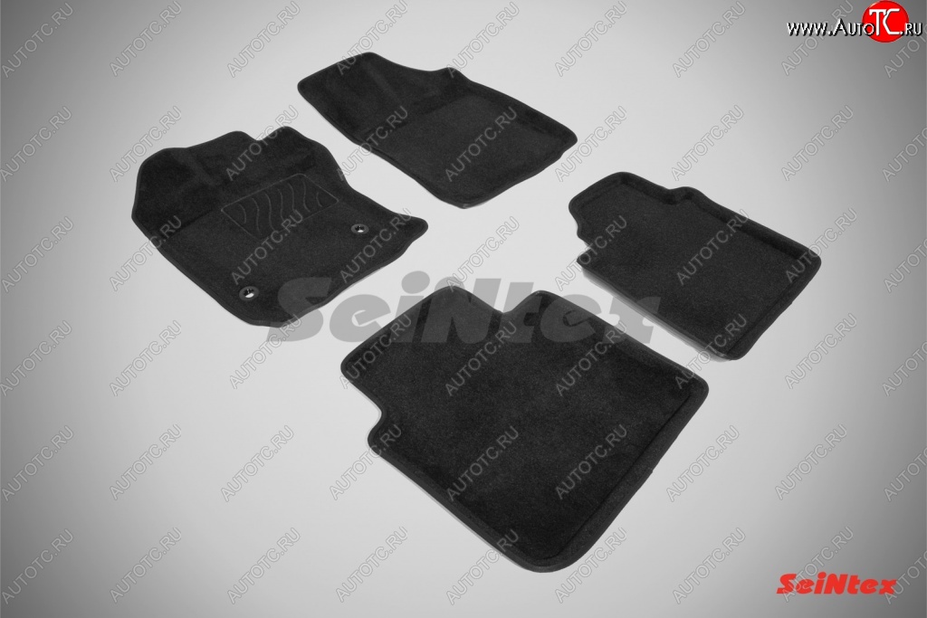 5 699 р. Износостойкие коврики в салон 3D TOYOTA VENZA черные (компл)  Toyota Venza  GV10 (2012-2016) рестайлинг  с доставкой в г. Воронеж