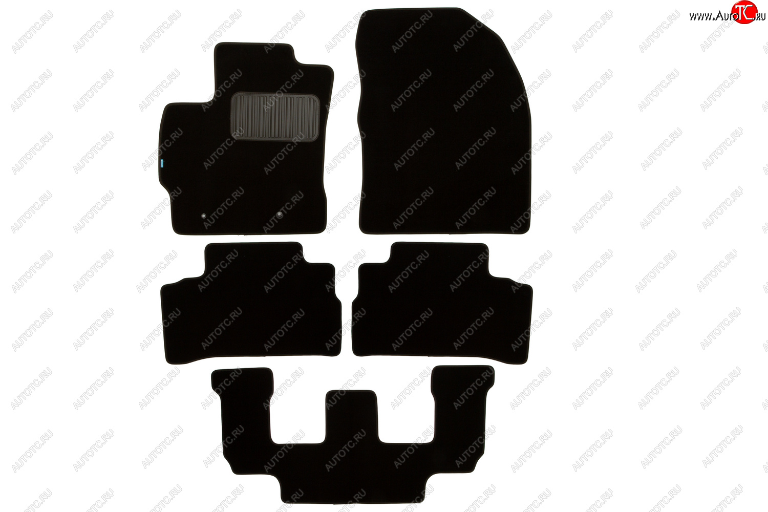 12 299 р. Текстильные коврики салона Klever Premium АКПП  Toyota Verso  R20 (2009-2012) дорестайлинг (Черные)  с доставкой в г. Воронеж