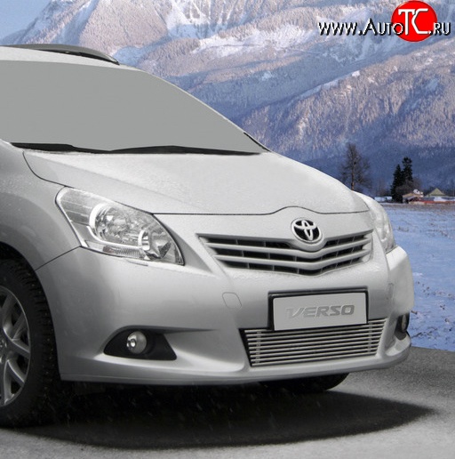 350 р. Декоративная вставка воздухозаборника Novline Toyota Verso R20 дорестайлинг (2009-2012)  с доставкой в г. Воронеж