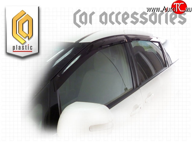 1 999 р. Комплект дефлекторов окон CA-Plastic  Toyota Wish  XE10 (2003-2005) дорестайлинг (Classic полупрозрачный)  с доставкой в г. Воронеж