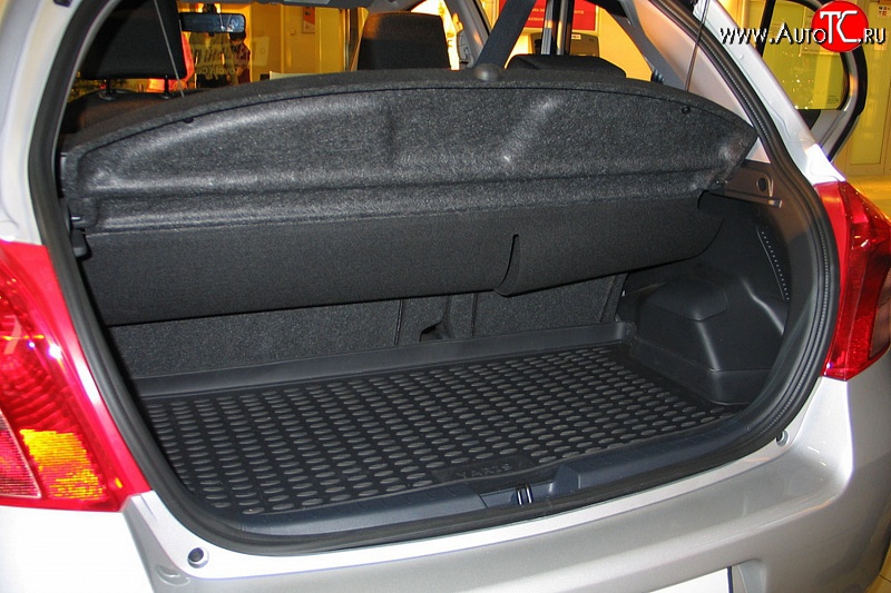 1 399 р. Коврик в багажник Element (полиуретан) (хетчбек)  Toyota Yaris  XP90 (2005-2010) дорестайлинг, хэтчбэк 3 дв., дорестайлинг, хэтчбэк 5 дв., рестайлинг, хэтчбэк 3 дв., рестайлинг, хэтчбэк 5 дв.  с доставкой в г. Воронеж