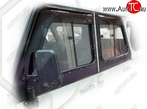 2 079 р. Дефлектора окон CA-Plastic Уаз 315195 Хантер (2003-2025) (Classic полупрозрачный)  с доставкой в г. Воронеж
