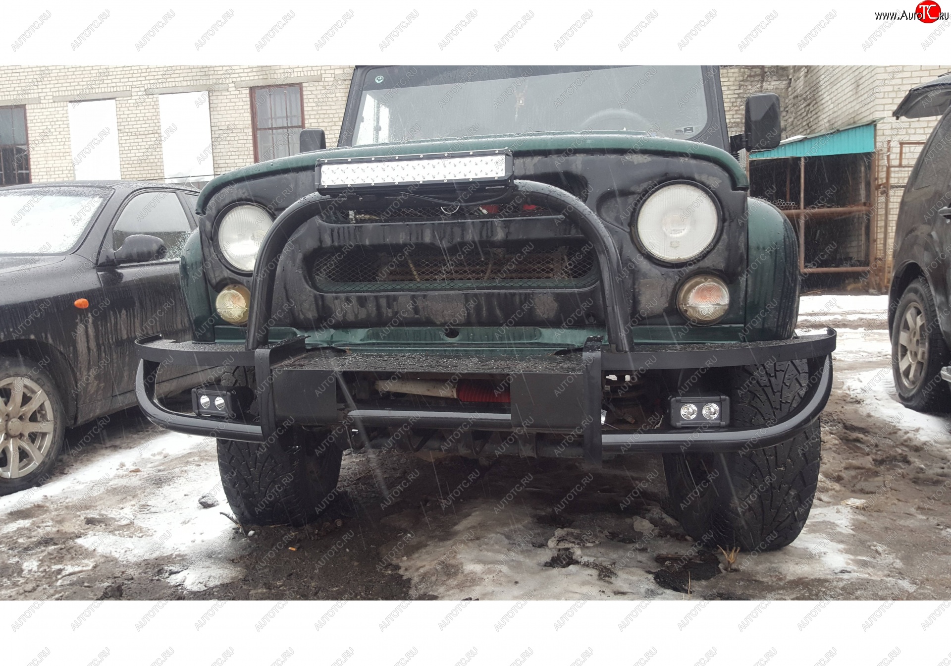 22 699 р. Бампер передний БРАКОНЬЕР-МИНИ Уаз 469 (1972-2011)  с доставкой в г. Воронеж