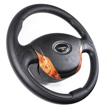 3 599 р. Рулевое колесо Turbo (Ø360)  Уаз Патриот ( 3163 5 дв.,  Карго,  23632,  3163 5-дв.) (2005-2016) дорестайлинг, дорестайлинг пикап, 1 рестайлинг пикап, 1-ый рестайлинг, рестайлинг 1 (Дерево)  с доставкой в г. Воронеж. Увеличить фотографию 2