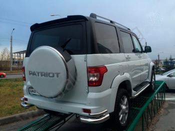 8 949 р. Бокс запасного колеса (265/75 R16, 275/70 R16) Ралекс-Тюнинг PATRIOT   Уаз Патриот ( 3163 5 дв.,  Спорт,  3163 5-дв.) (2005-2025) дорестайлинг, 1-ый рестайлинг, 2-ой рестайлинг (Неокрашенный, Без надписи)  с доставкой в г. Воронеж. Увеличить фотографию 1