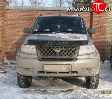 999 р. Дефлектор капота Russtal Уаз Патриот 3163 5 дв. дорестайлинг (2005-2013)  с доставкой в г. Воронеж