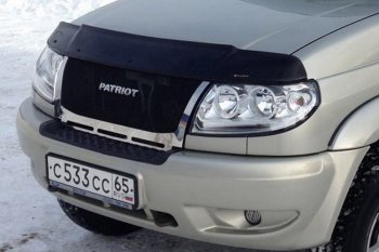 12 499 р. Решетка радиатора CrTuning Уаз Патриот 3163 5 дв. дорестайлинг (2005-2013) (Сетка черная, С надписью PATRIOT)  с доставкой в г. Воронеж. Увеличить фотографию 7