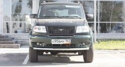 5 249 р. Одинарная защита переднего бампера диаметром 63 мм Petroil Tuning Уаз Патриот 3163 5 дв. дорестайлинг (2005-2013)  с доставкой в г. Воронеж. Увеличить фотографию 3