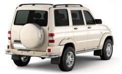 13 999 р. Широкая защита порогов Petroil Tuning Уаз Патриот 3163 5 дв. дорестайлинг (2005-2013)  с доставкой в г. Воронеж. Увеличить фотографию 2