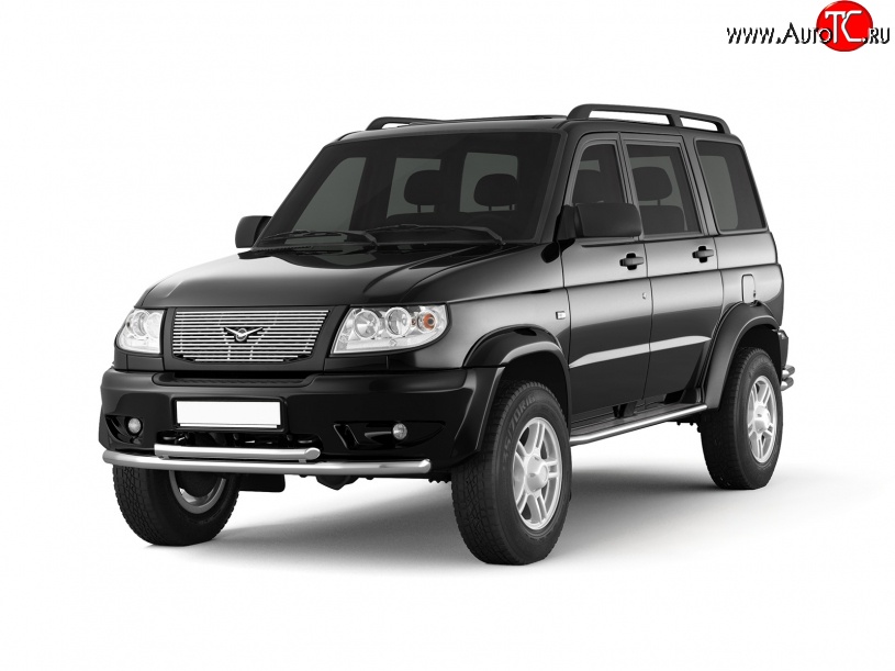 13 999 р. Широкая защита порогов Petroil Tuning Уаз Патриот 3163 5 дв. дорестайлинг (2005-2013)  с доставкой в г. Воронеж