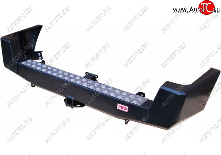 46 449 р. Бампер задний силовой (лифт 65 мм) РИФ Уаз Патриот 3163 5 дв. дорестайлинг (2005-2013) (С квадратом под фаркоп)  с доставкой в г. Воронеж