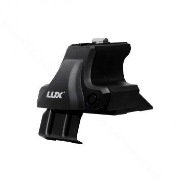 10 989 р. Универсальный багажник в сборе D-LUX 1   (с поперечинами аэро-трэвэл LUX (длина 110 см), цвет серый)  с доставкой в г. Воронеж. Увеличить фотографию 6