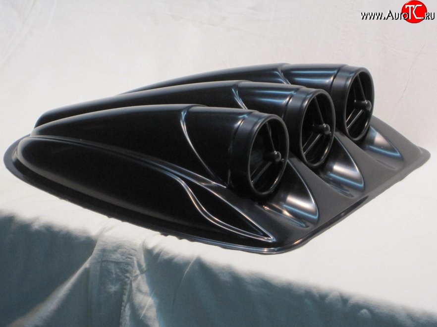 649 р. Воздухозаборник Турбо-III GENESIS G80 DH (2017-2020) (Неокрашенный)  с доставкой в г. Воронеж