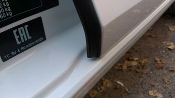 559 р. Уплотнитель дверной вертикальный универсальный РКИ-19 (длина 1-ого упл., 114 см.) Geely FC (2006-2011)  с доставкой в г. Воронеж. Увеличить фотографию 6
