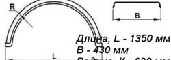 1 699 р. Крыло К-430 (круглое) Master-Plast Уаз Патриот Карго (2008-2014)  с доставкой в г. Воронеж. Увеличить фотографию 2