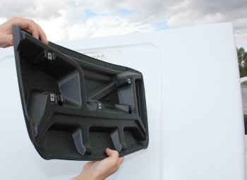 2 249 р. Воздухозаборник AeroEffect на капот  Лада Нива 4х4  2121 - нива 4х4 ( 2131,  2329,  2121-80,  2121 Бронто,  2121,  2121 (Legend)) (Черный (шагрень))  с доставкой в г. Воронеж. Увеличить фотографию 5