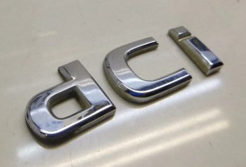 Эмблема крышки багажника dCi Ford Galaxy 2 рестайлинг (2010-2015) (Хром)