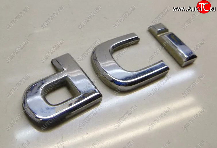 1 079 р. Эмблема крышки багажника dCi Hyundai Elantra CN7 (2020-2023) (Хром)  с доставкой в г. Воронеж
