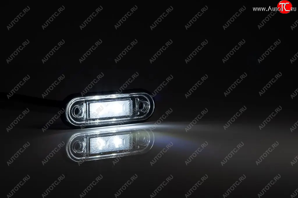 499 р. Фонарь габаритный (с проводом LED 85x27x19) FRISTOM ВИС 2349 бортовой грузовик рестайлинг (2018-2025) (белый)  с доставкой в г. Воронеж