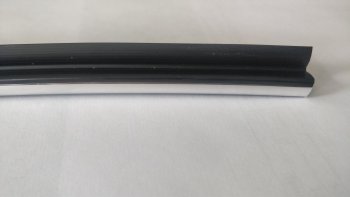 109 р. Универсальный уплотнитель FlexLine (жесткий 8 mm U-LIP, хромированная полоса, 1 погонный метр) INFINITI FX35 S50 дорестайлинг (2002-2005)  с доставкой в г. Воронеж. Увеличить фотографию 3