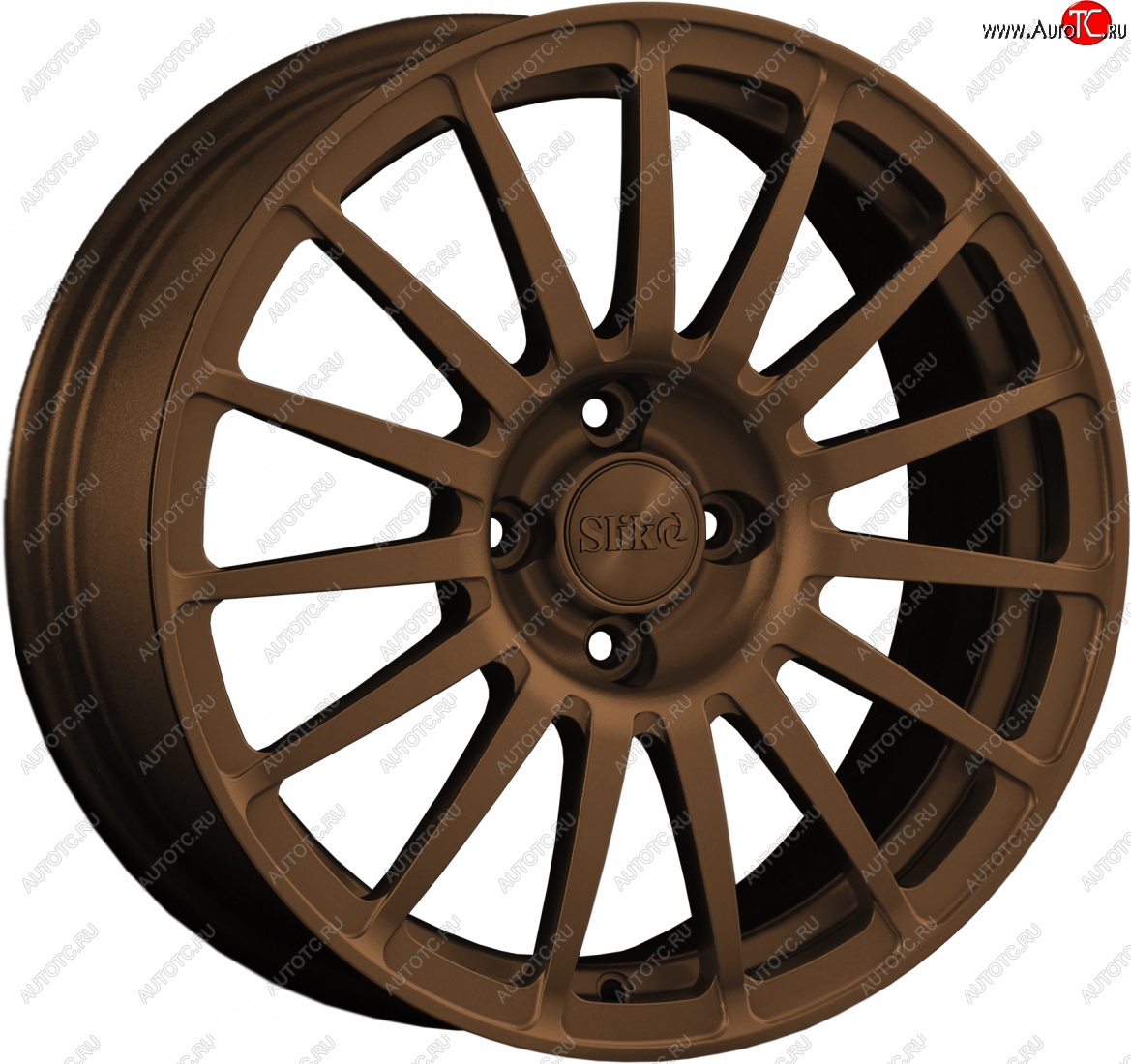 18 999 р. Кованый диск Slik classik R16x6.5 Коньячная бронза. Глянец (BRZCGN) 6.5x16   (Цвет: BRZCGN)  с доставкой в г. Воронеж