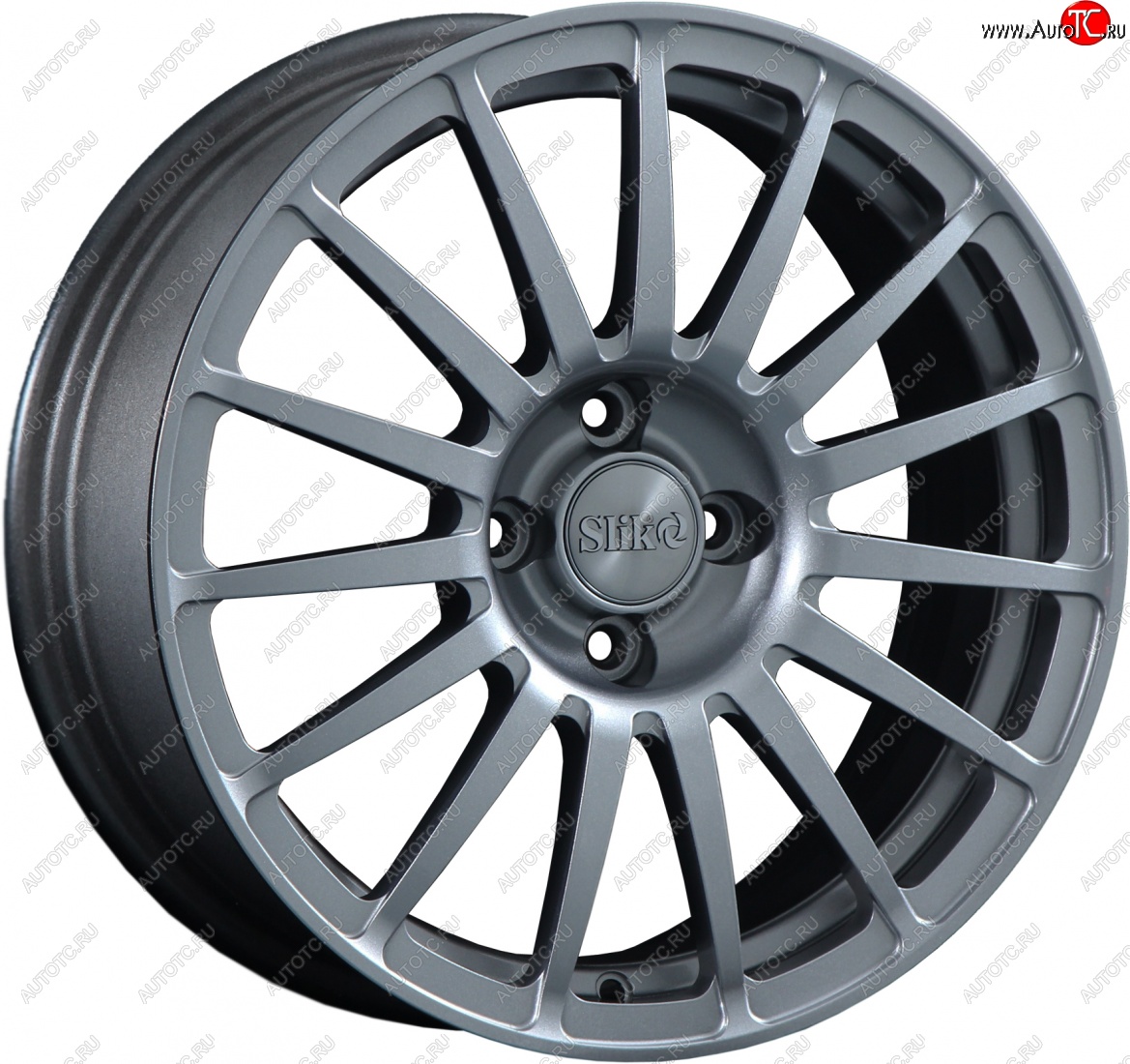 18 999 р. Кованый диск Slik classik R16x6.5 Серебристый тёмный (S25) 6.5x16   (Цвет: S25)  с доставкой в г. Воронеж