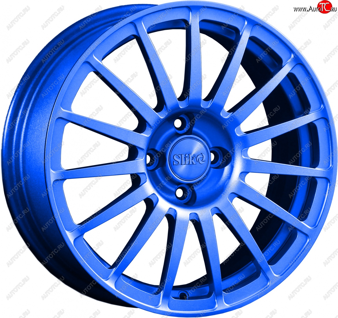 18 999 р. Кованый диск Slik classik R16x6.5 Синий (BLUE) 6.5x16   (Цвет: BLUE)  с доставкой в г. Воронеж