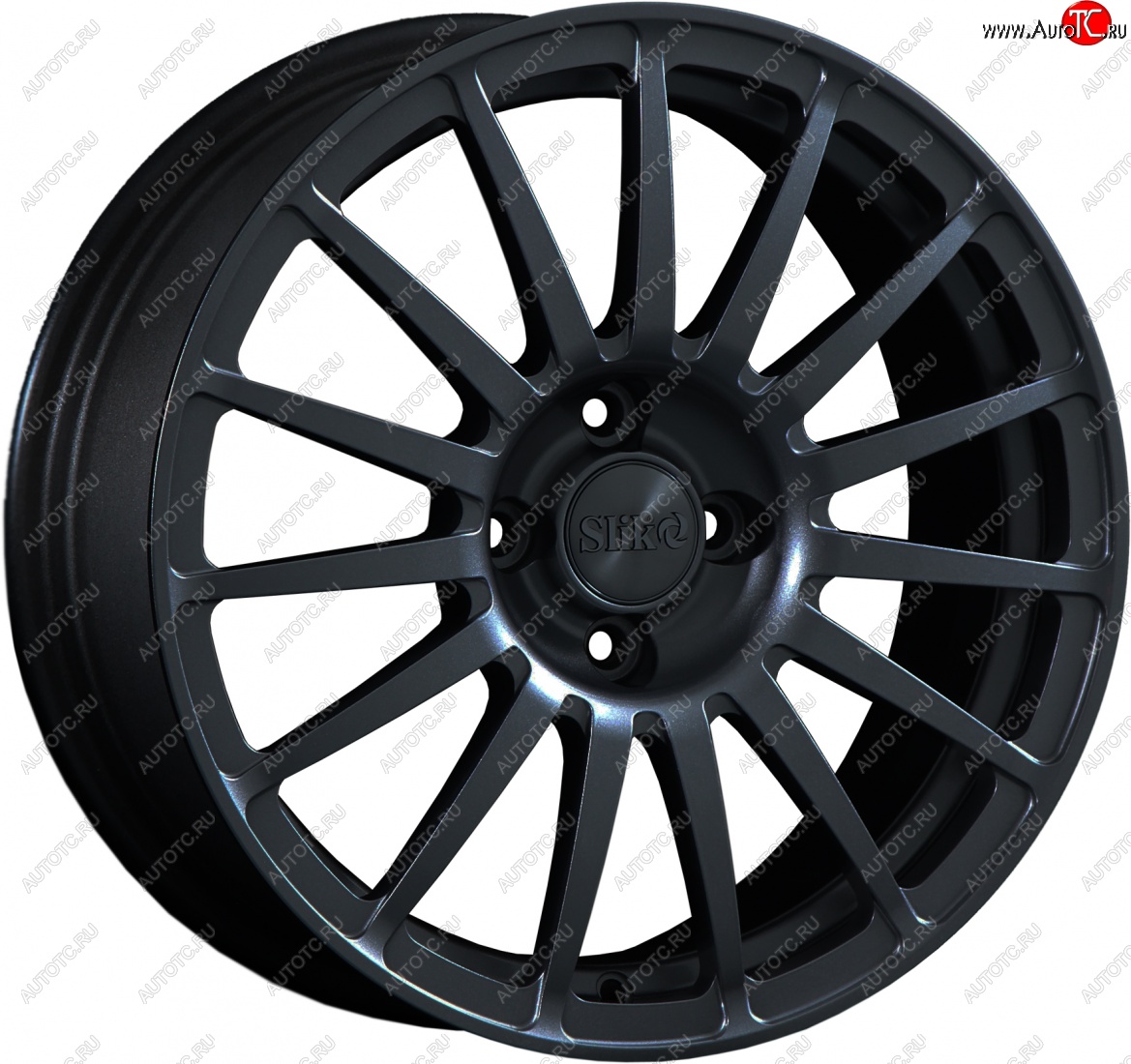 18 999 р. Кованый диск Slik classik R16x6.5 Черный глянцевый (BK) 6.5x16   (Цвет: BK)  с доставкой в г. Воронеж