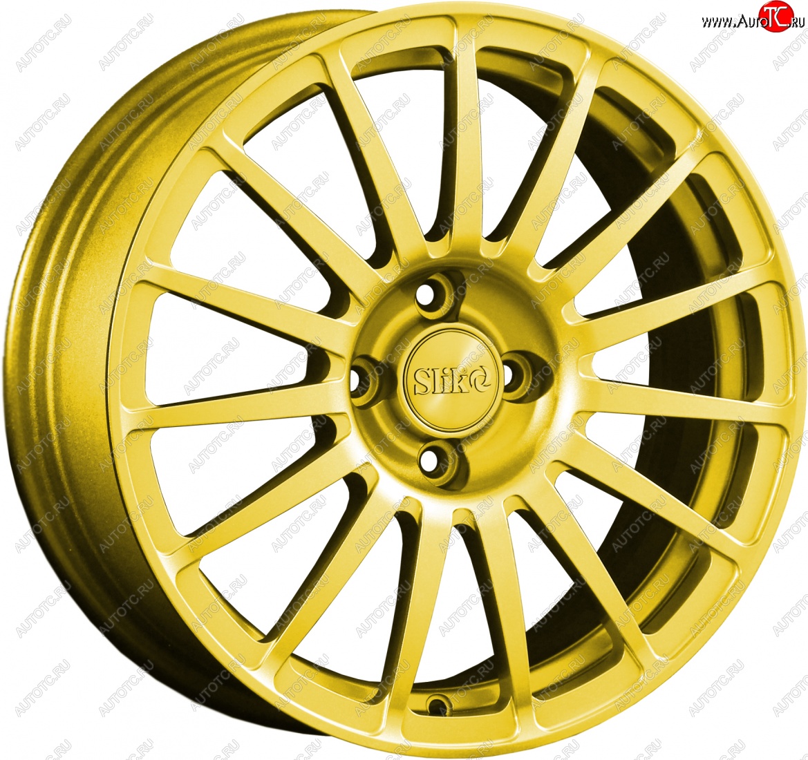 18 999 р. Кованый диск Slik classik R16x6.5 Ярко желтый RAL 1021 (YELLOW) 6.5x16   (Цвет: YELLOW)  с доставкой в г. Воронеж