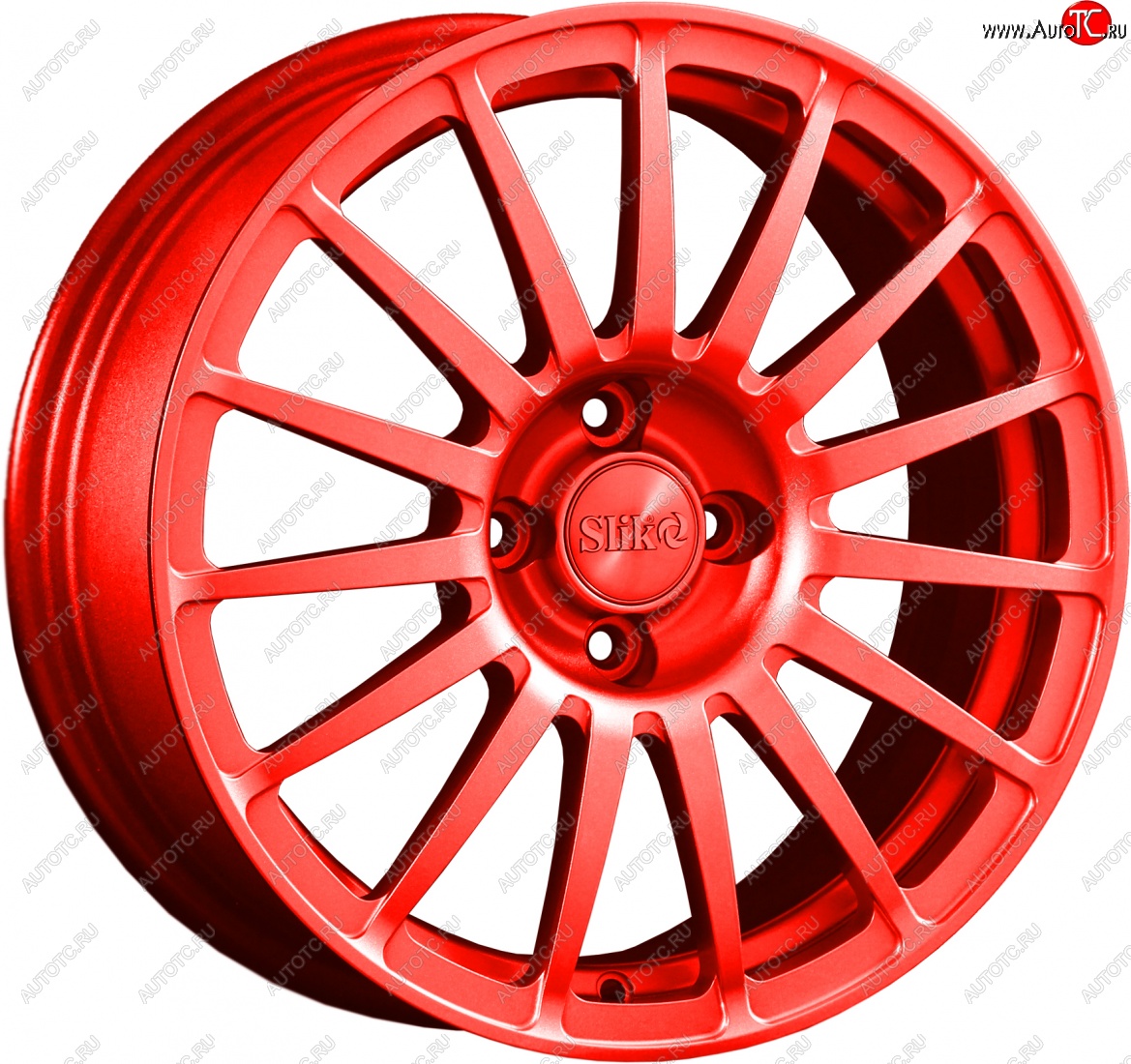 18 999 р. Кованый диск Slik classik R16x6.5 RAL 3026 ярко-алый (3026) 6.5x16   (Цвет: 3026)  с доставкой в г. Воронеж