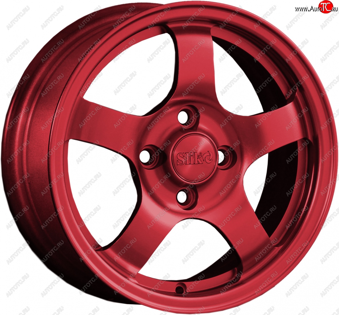 12 799 р. Кованый диск Slik Classik 6x14 (Красный RED)   (Цвет: Красный RED)  с доставкой в г. Воронеж