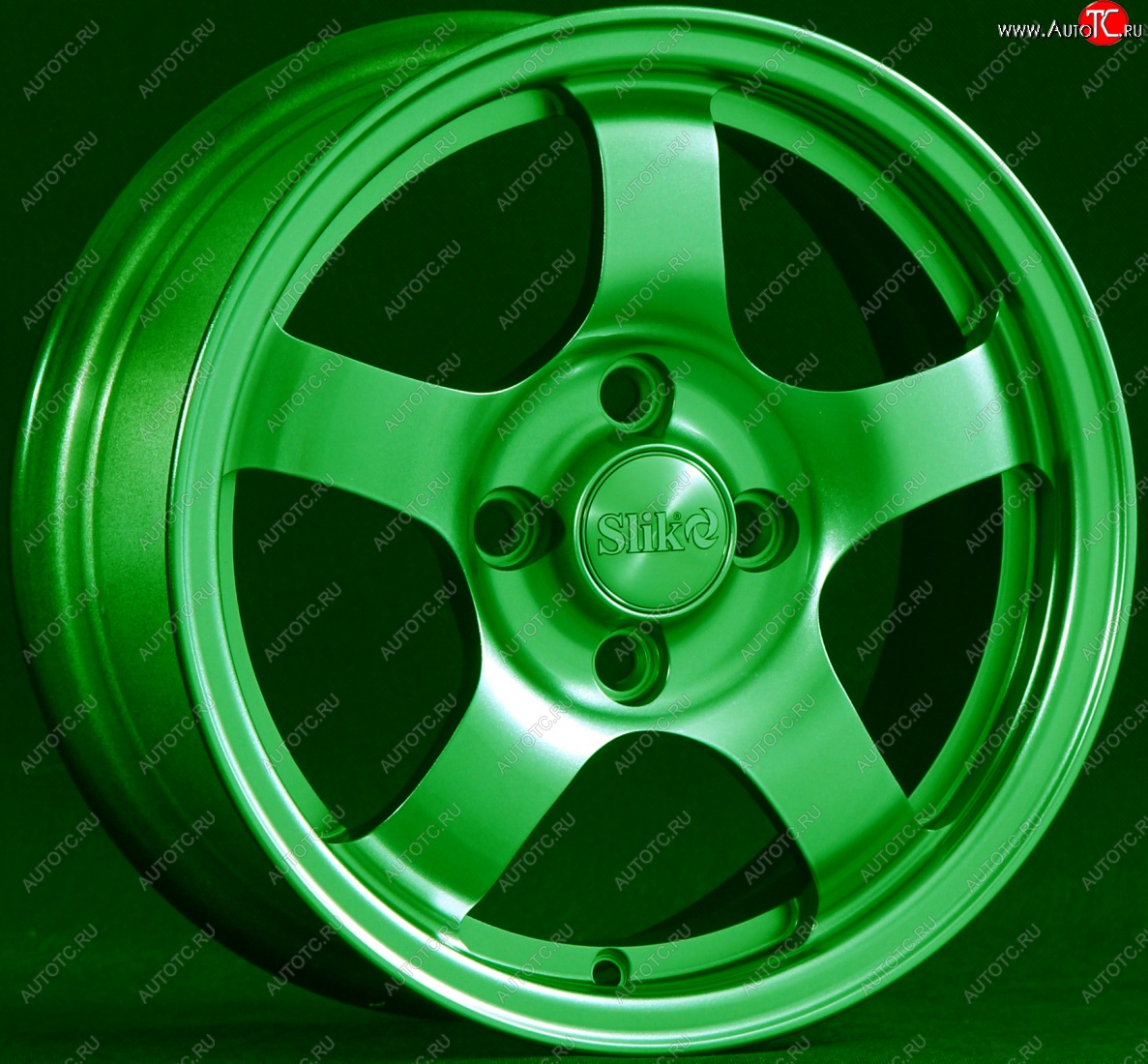 12 799 р. Кованый диск Slik Classik 6x14 (Зелёный GREEN)   (Цвет: Зелёный GREEN)  с доставкой в г. Воронеж