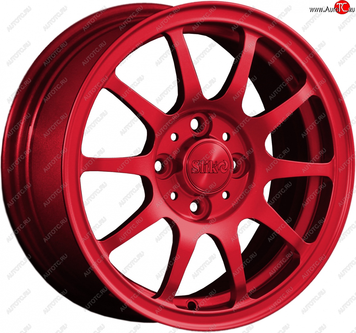 12 799 р. Кованый диск Slik Classik 6x14 (Красный)   (Цвет: Красный)  с доставкой в г. Воронеж