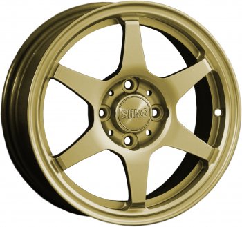 Кованый диск Slik Classik 6x14 (Металлик золотой) Volkswagen Golf 3 (1991-1998) 4x100.0xDIA57.1xET38.0