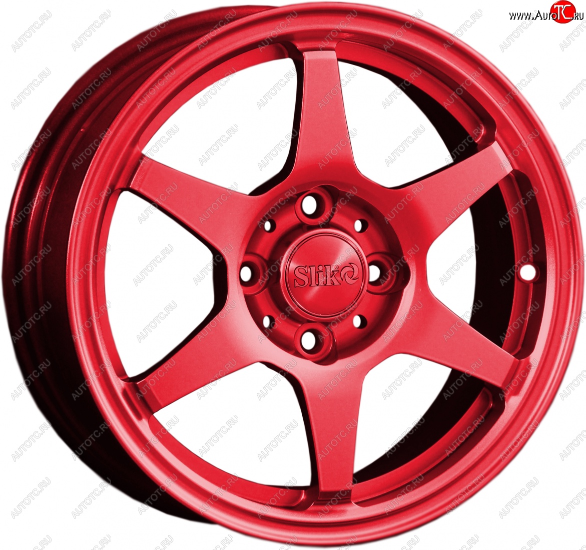 12 799 р. Кованый диск Slik Classik 6x14 (Candy красный)   (Цвет: Candy красный)  с доставкой в г. Воронеж