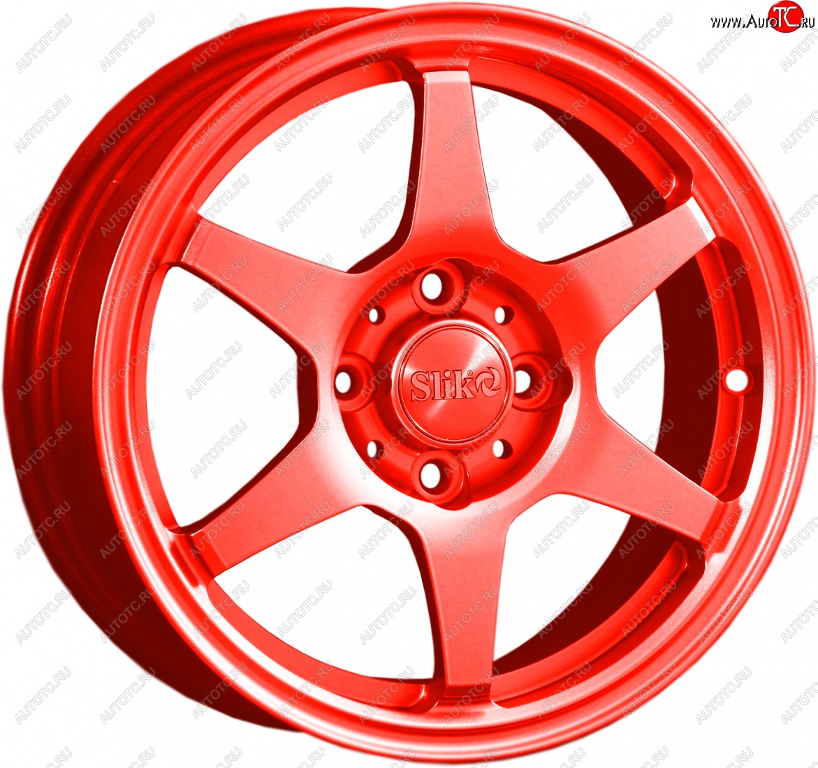 12 799 р. Кованый диск Slik Classik 6x14 (RAL 3026 ярко алый)   (Цвет: RAL 3026 ярко алый)  с доставкой в г. Воронеж