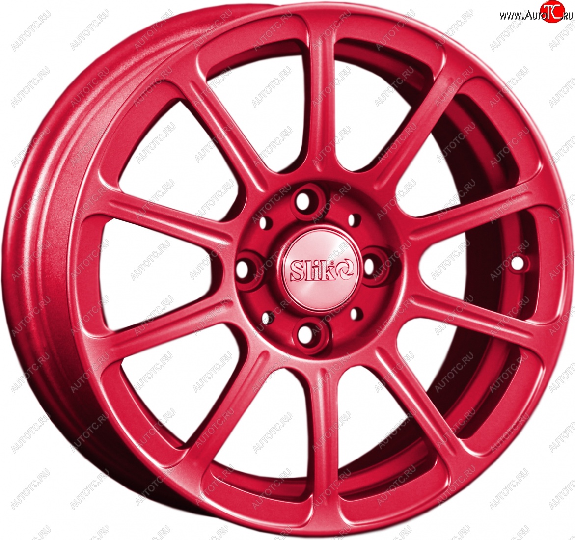 5 999 р. Кованый диск Slik Classik 6x14 (Candy рубиновый)   (Цвет: Candy рубиновый)  с доставкой в г. Воронеж