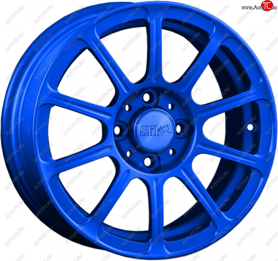 5 999 р. Кованый диск Slik Classik 6x14 (Синий)   (Цвет: Синий)  с доставкой в г. Воронеж