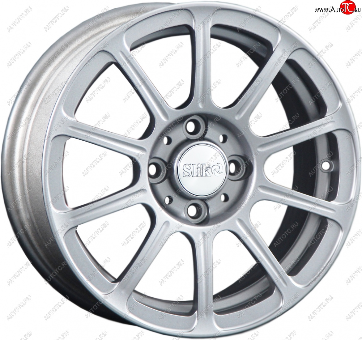 5 999 р. Кованый диск Slik Classik 6x14 (Металлик яркое-блестящее серебро)   (Цвет: Металлик яркое-блестящее серебро)  с доставкой в г. Воронеж