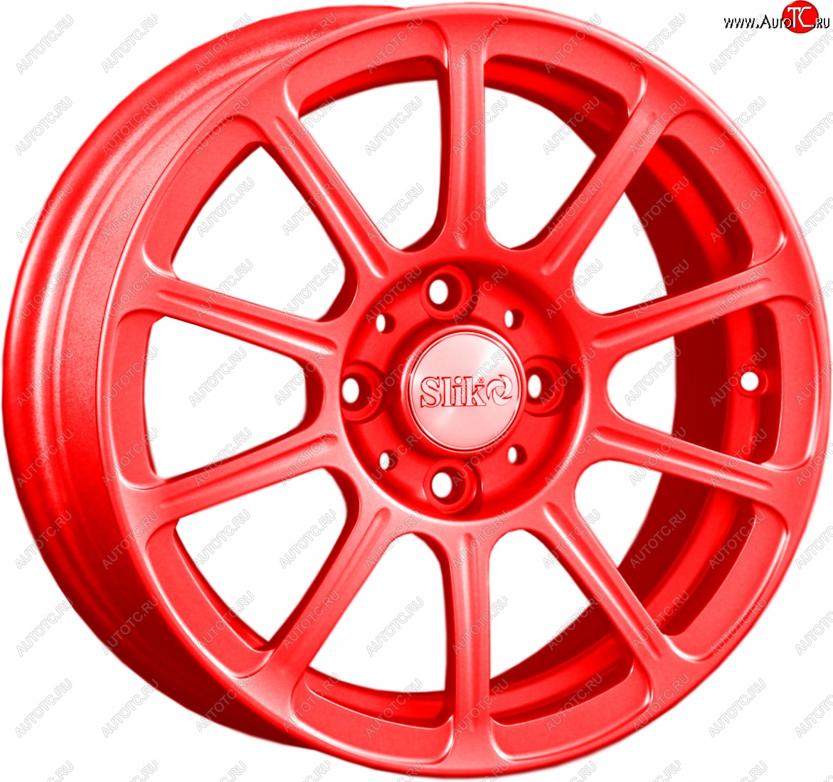 5 999 р. Кованый диск Slik Classik 6x14 (RAL 3026 ярко алый)   (Цвет: RAL 3026 ярко алый)  с доставкой в г. Воронеж