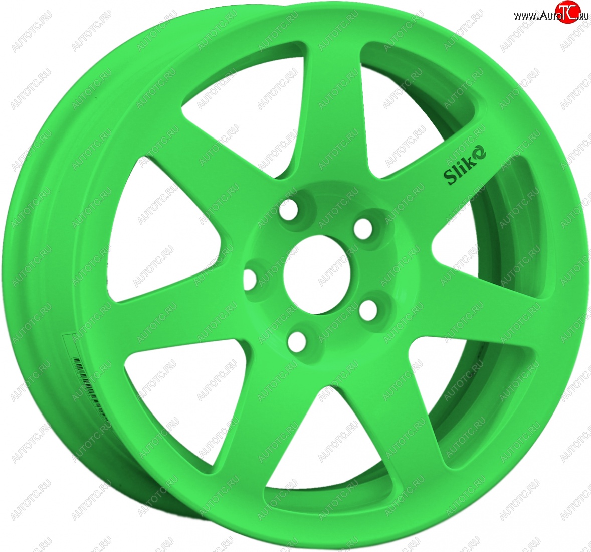 13 499 р. Кованый диск Slik Classik 6x14 (RAL 6038 ярко-зеленый)   (Цвет: RAL 6038 ярко-зеленый)  с доставкой в г. Воронеж