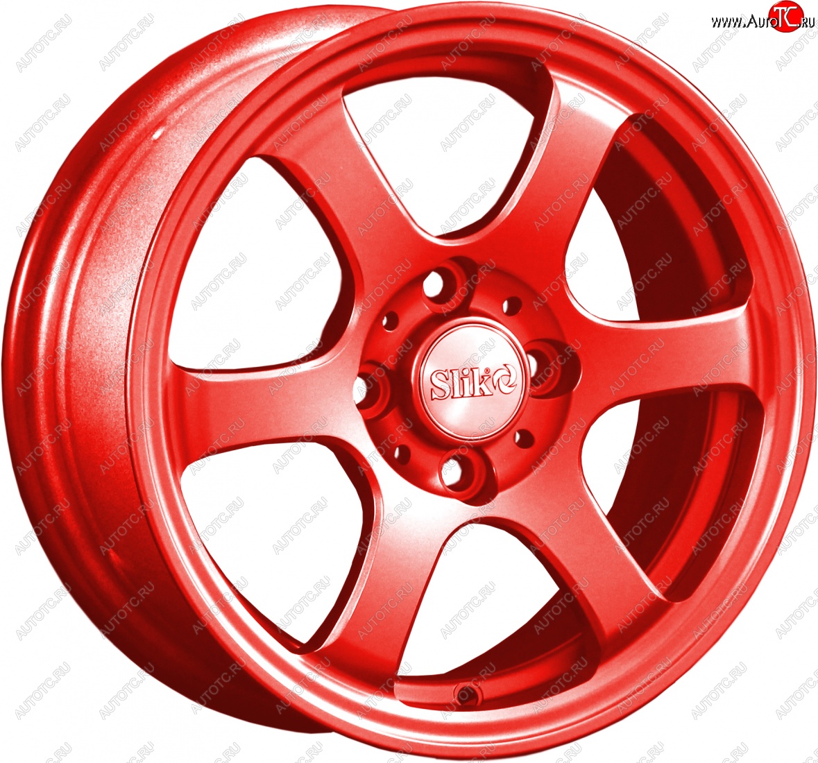 12 799 р. Кованый диск Slik Classik 6x14 (Candy алый)   (Цвет: Candy алый)  с доставкой в г. Воронеж
