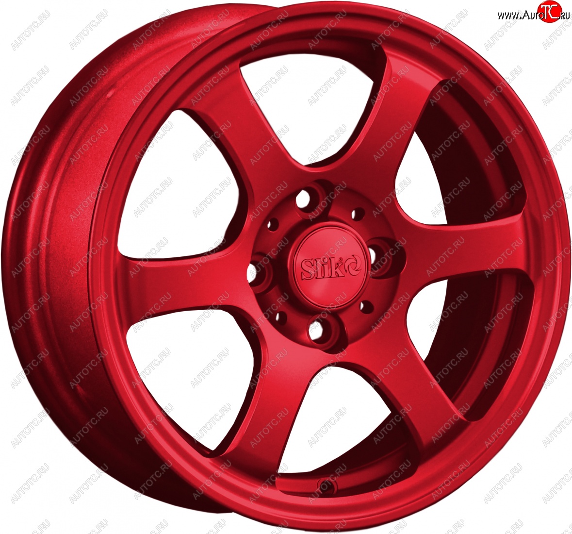 12 799 р. Кованый диск Slik Classik 6x14 (Candy красный)   (Цвет: Candy красный)  с доставкой в г. Воронеж