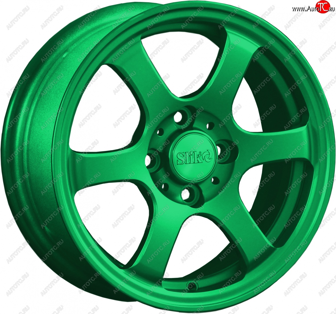 12 799 р. Кованый диск Slik Classik 6x14 (Зеленый)   (Цвет: Зеленый)  с доставкой в г. Воронеж
