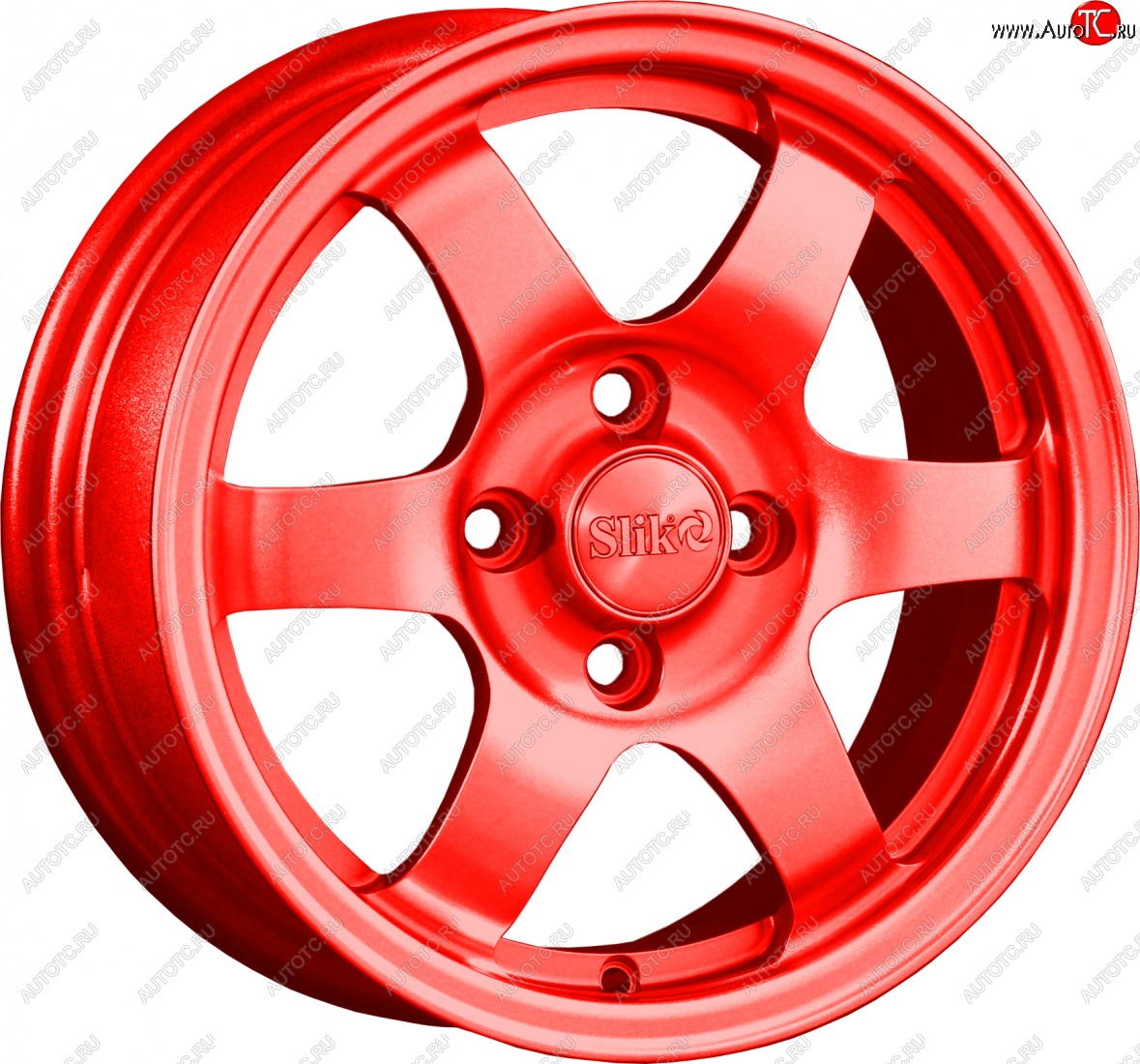 12 799 р. Кованый диск Slik Classik 6x14 (RAL 3026 ярко алый)   (Цвет: RAL 3026 ярко алый)  с доставкой в г. Воронеж