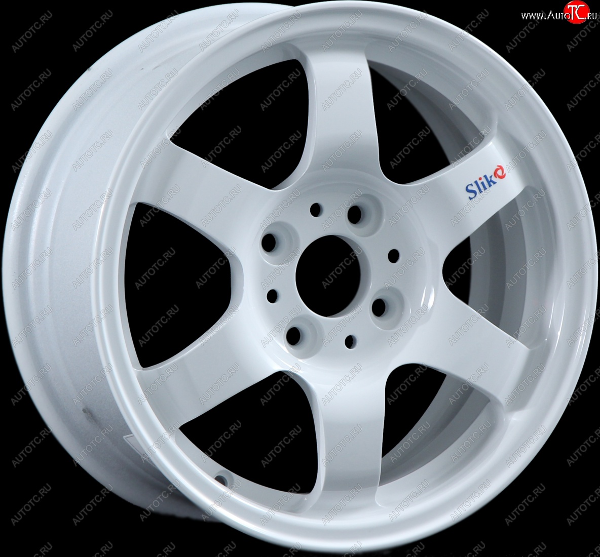 12 799 р. Кованый диск Slik Classik 6x14 (Белый)   (Цвет: Белый)  с доставкой в г. Воронеж