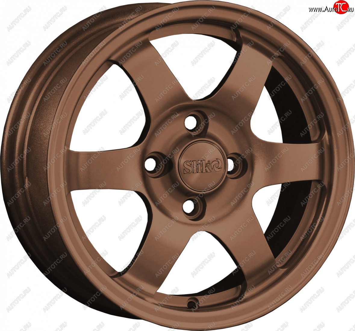 12 799 р. Кованый диск Slik Classik 6x14 (Бронза)   (Цвет: Бронза)  с доставкой в г. Воронеж