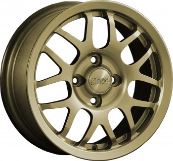 Кованый диск Slik Classik 6x14 (Металлик золотой) Toyota Yaris XP90 седан дорестайлинг (2006-2009) 4x100.0xDIA54.1xET39.0