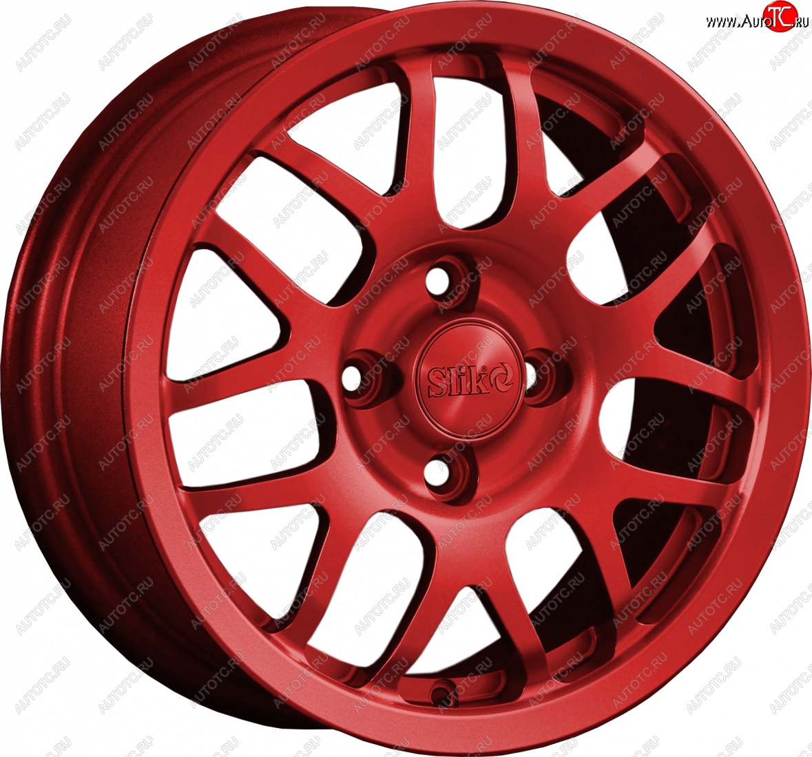 12 799 р. Кованый диск Slik Classik 6x14 (Candy красный)   (Цвет: Candy красный)  с доставкой в г. Воронеж