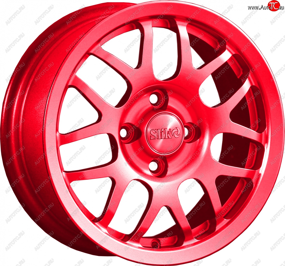 12 799 р. Кованый диск Slik Classik 6x14 (RAL 3026 ярко-алый)   (Цвет: RAL 3026 ярко-алый)  с доставкой в г. Воронеж